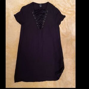 Black t shirt dress
